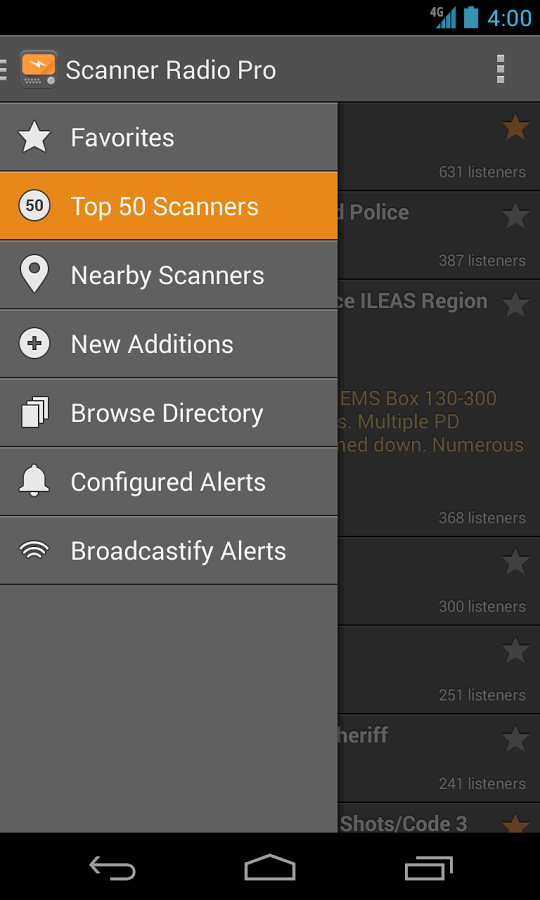 Scanner Radio Pro vv6.2.0.1.1 APK screenshot 4