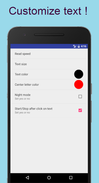 Speed Reader Pro v1.3 APK screenshot 5