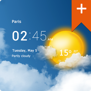 Transparent clock weather Pro v0.92.01.06 APK screenshot 3