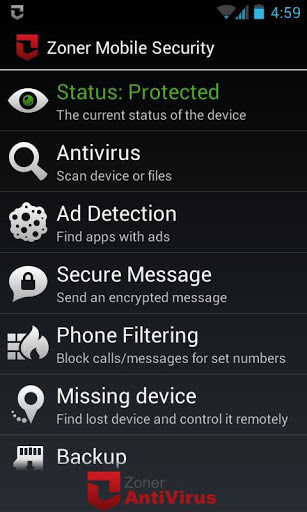 Zoner Mobile Security v1.5.0 APK screenshot 4